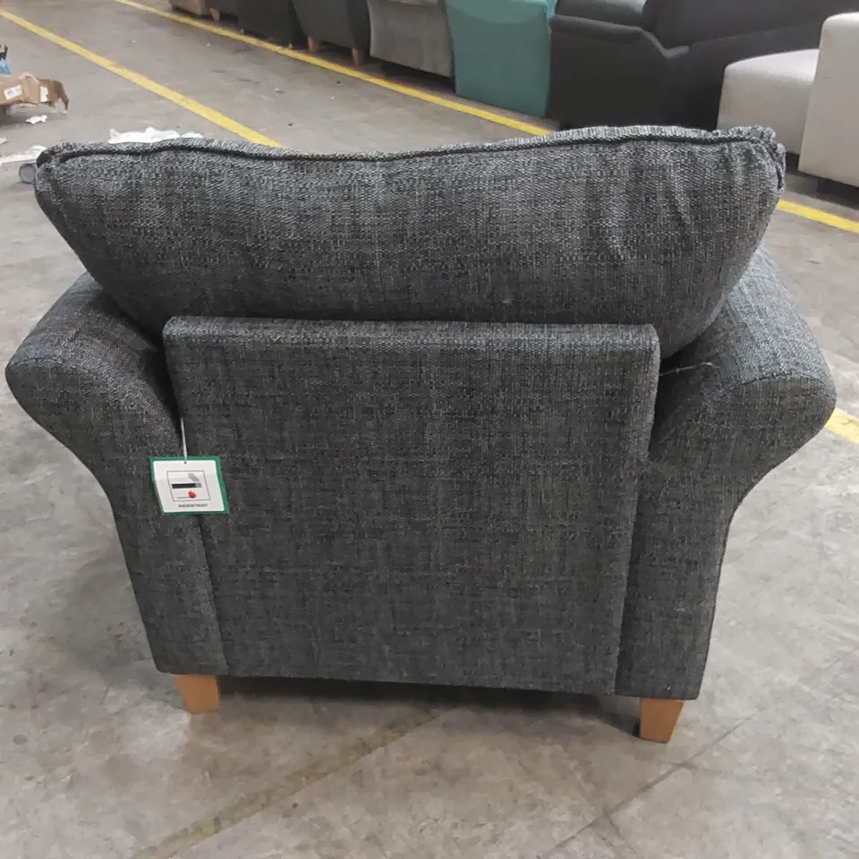ALSOP FABRIC ARMCHAIR - CHARCOAL  RRP £699