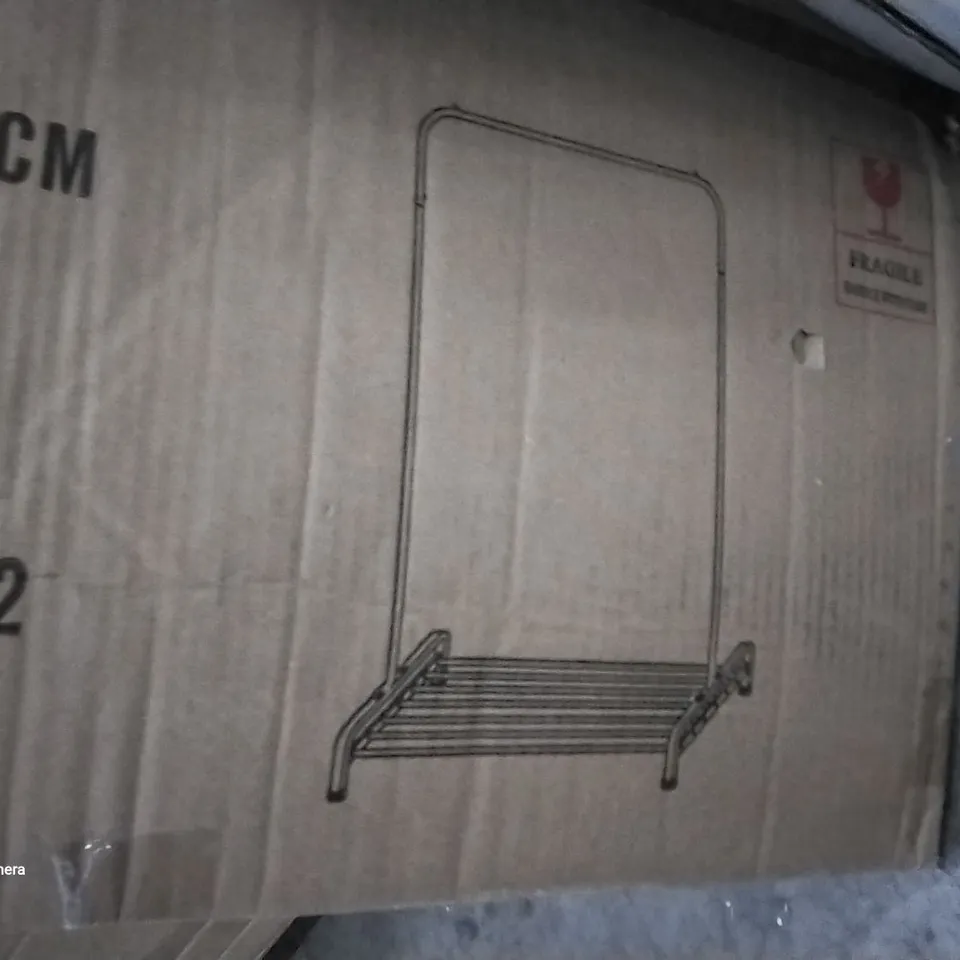 BOXED MARLYS 120CM WIDE CLOTHES RACK