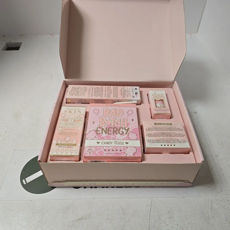 PLOUISE CANDY FLOSS 5 ITEM GIFT SET TO INCLUDE SCENT FROM ABOVE, RECOVERY MASK ETC