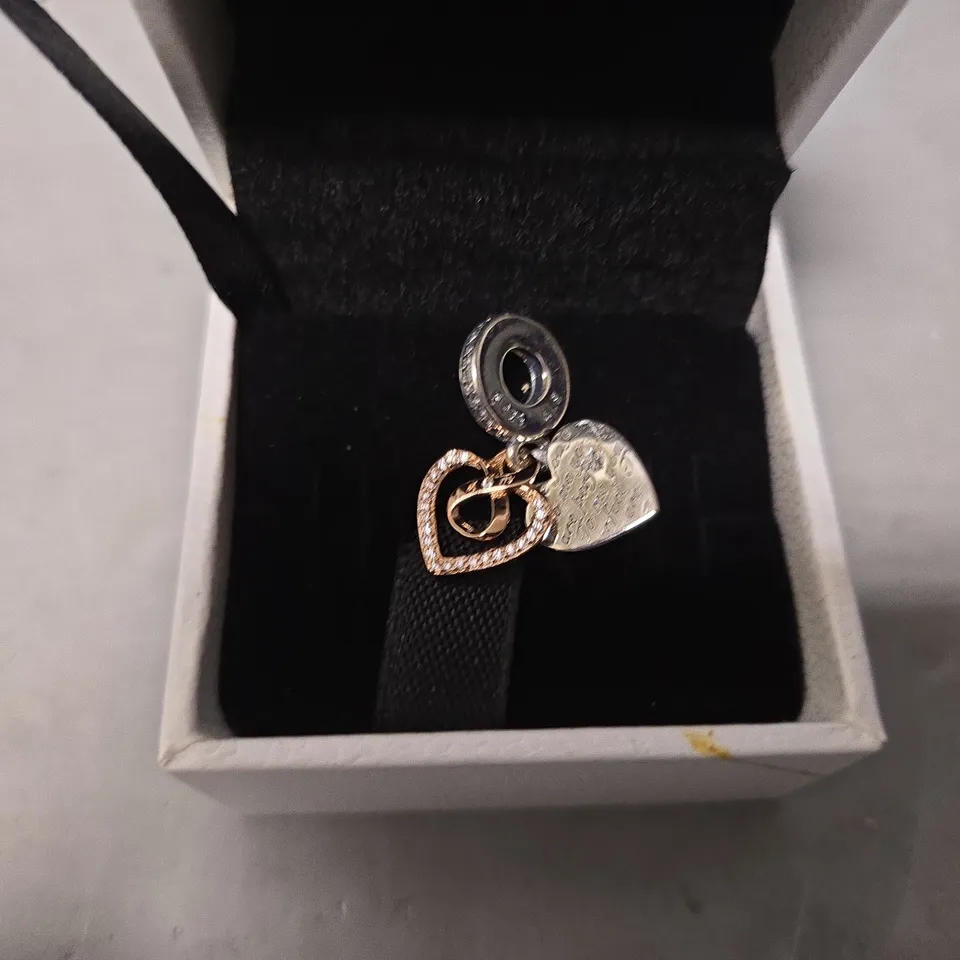 BOXED PANDORA ROSE GOLD DANGLE CHARM 
