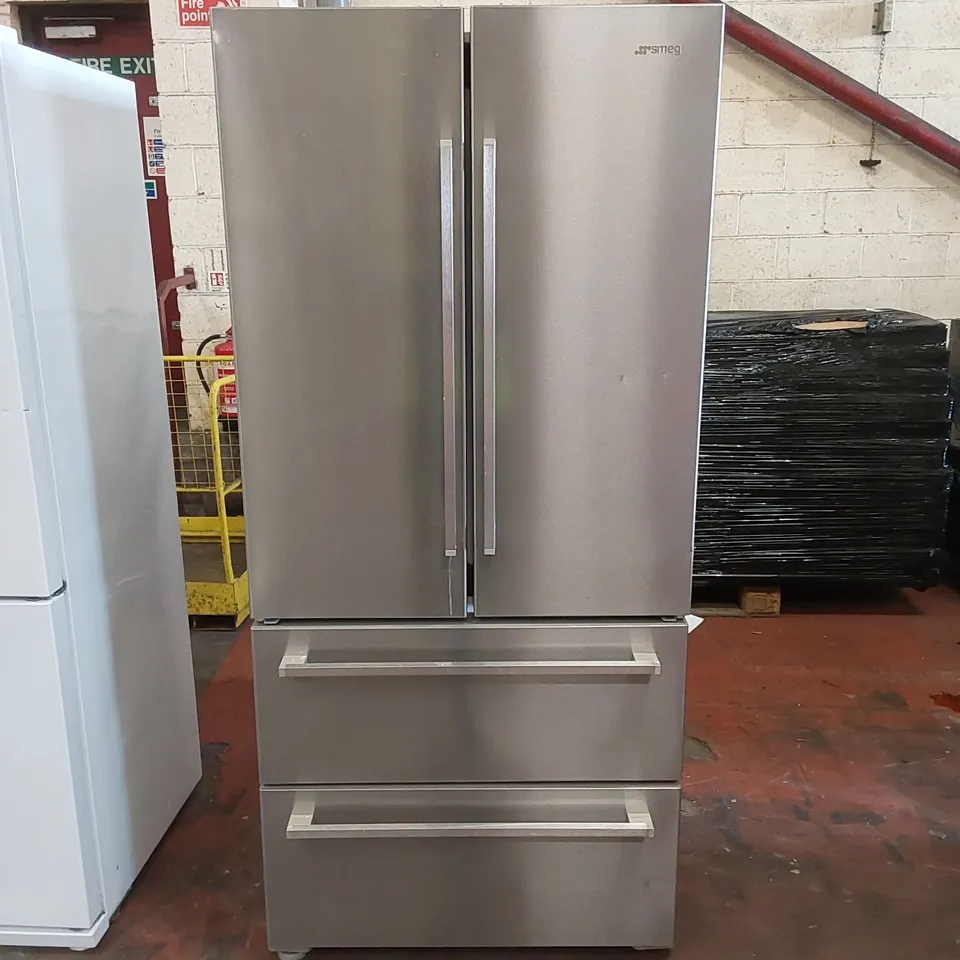 SMEG FQ55FX1 AMERICAN FRIDGE FREEZER - STEEL