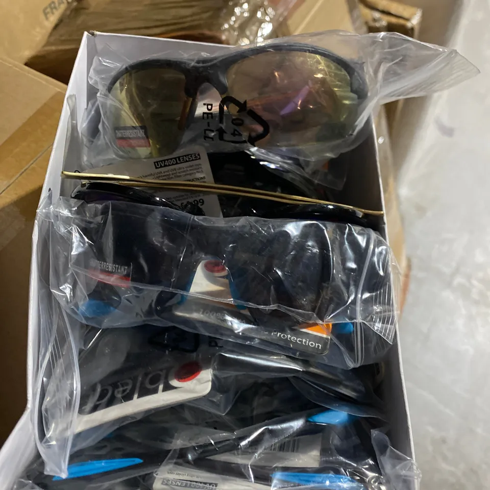 8 BOXES OF 12 BRAND NEW PAIRS OF SUNGLASSES (96 TOTAL)