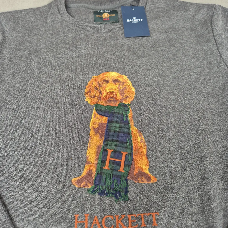 HACKETT HERITAGE HARRY CREW JUMPER SIZE M