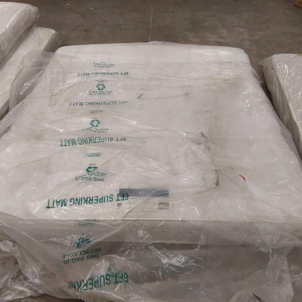 QUALITY BAGGED SILENTNIGHT ORTHOPAEDIC MICROCOIL SUPER KING 6' MATTRESS