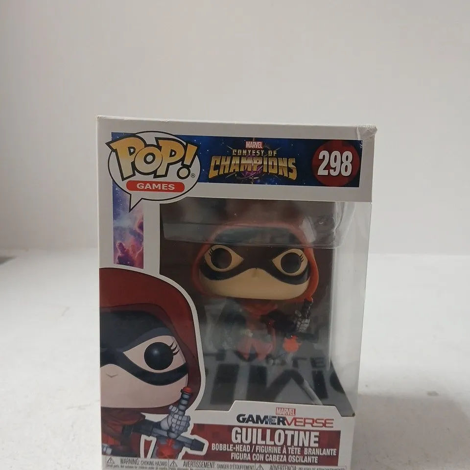FUNKO POP! GAMES GUILLOTINE BOBBLE HEAD – MARVEL CONTEST OF CHAMPIONS (NO.298)