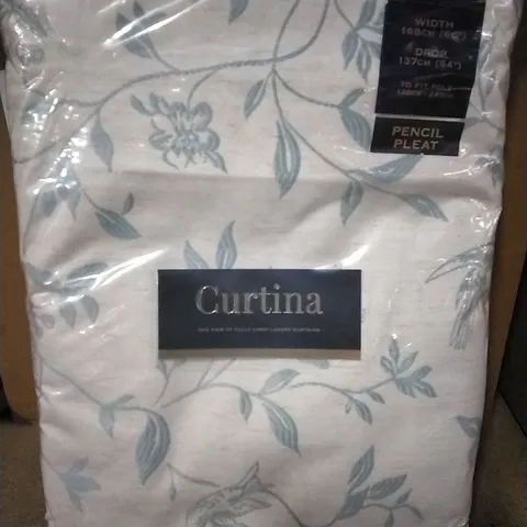 BAGGED CURTINA TRAIL POLYESTER ROOM DARKENING CURTAIN PAIR