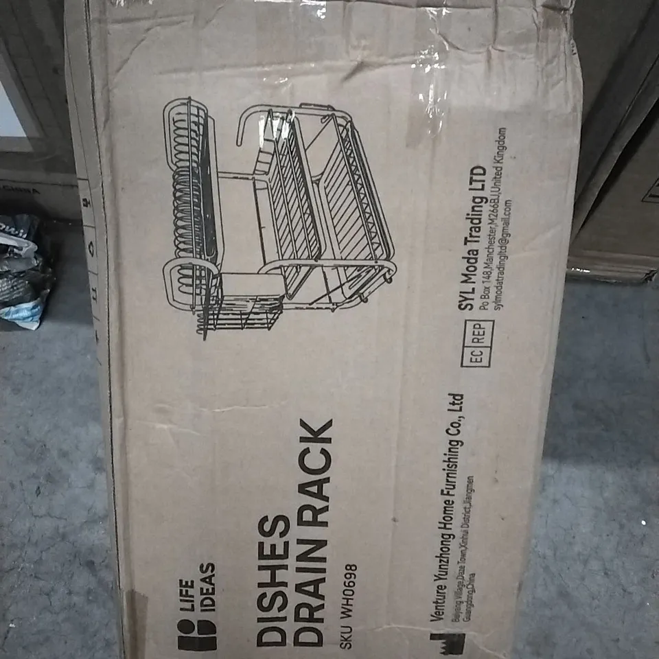 BOXED LIFE IDEAS DISHES DRAIN RACK