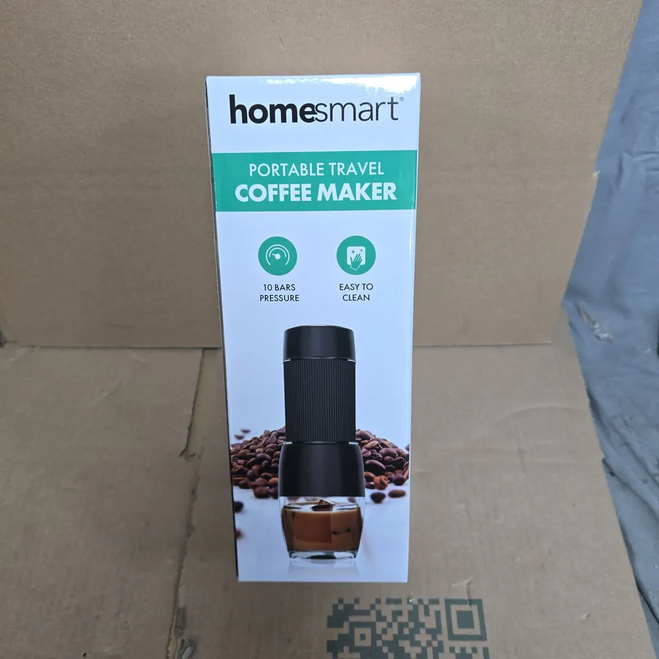 HOMESMART PORTABLE TRAVEL COFFEE MAKER – BOXED