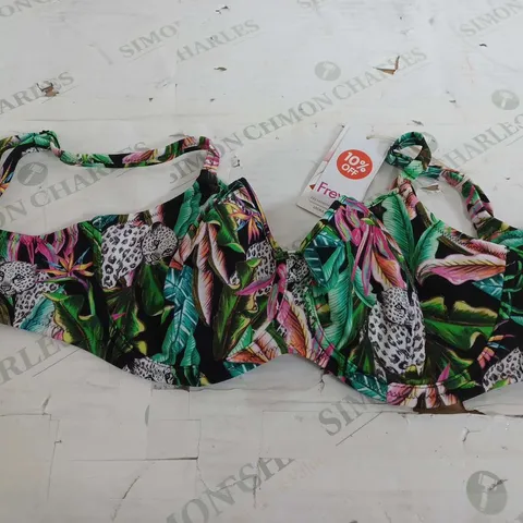 BRAVISSIMO CALA SELVA JUNGLE BIKINI TOP - 32F