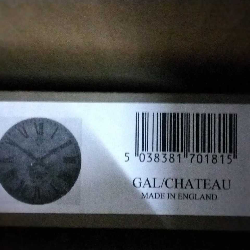 BOXED LARGE FRENCH WINE CHTÓTEAU  WALL CLOCK 