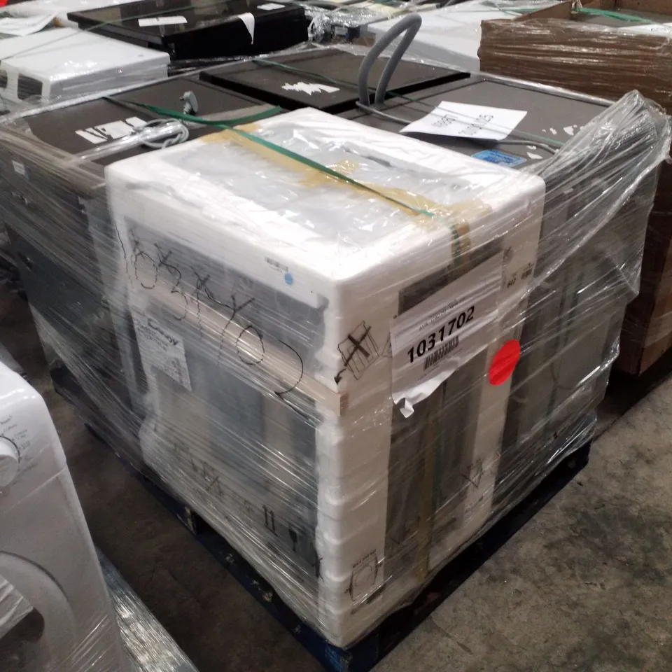 PALLET OF APPROXIMATELY 4 UNPROCESSED RAW RETURN WHITE GOODS TO INCLUDE