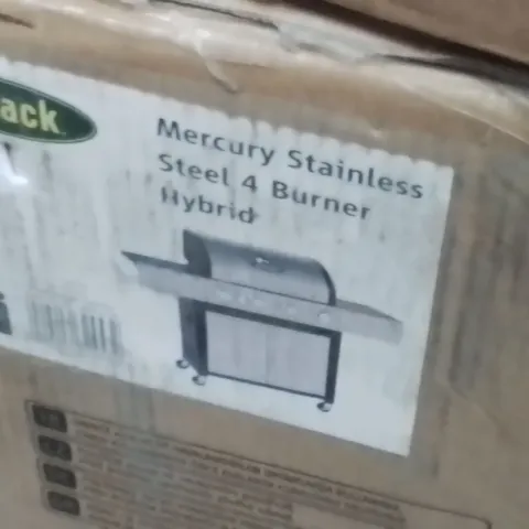 BOXED OUTBACK MERCURY STAINLESS STEEL 4 BURNER HYBRID BARBECUE