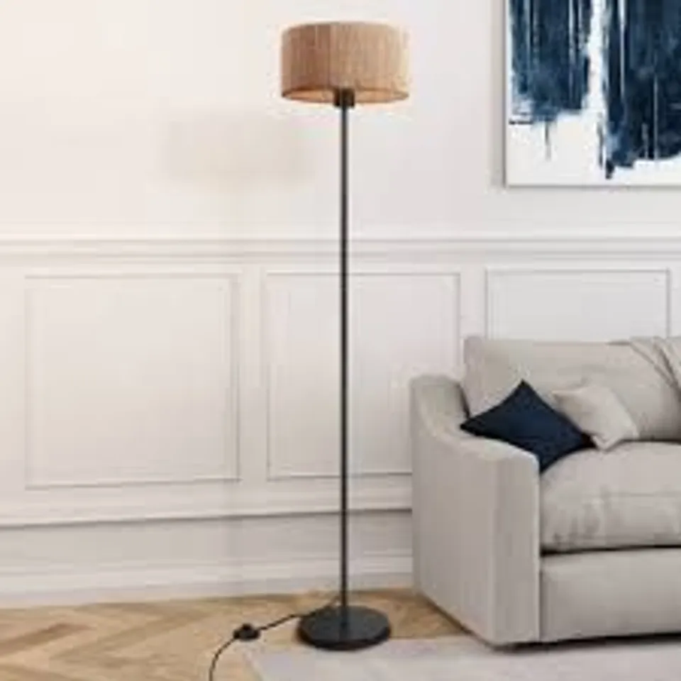 BOXED BYATA 160cm MATTE TRADITIONAL FLOOR LAMP (1 BOX)