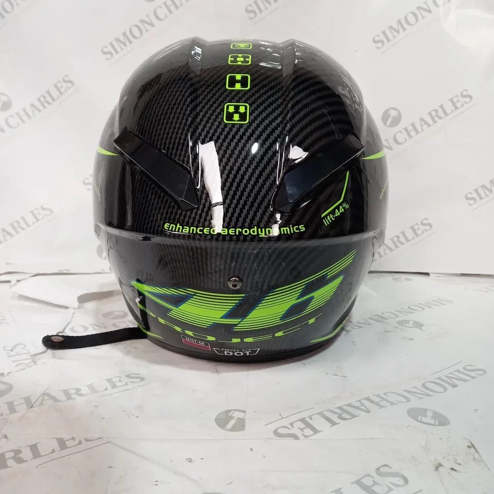 VALENTION ROSSI INSPIRED MOTORCYCLE HELMET 