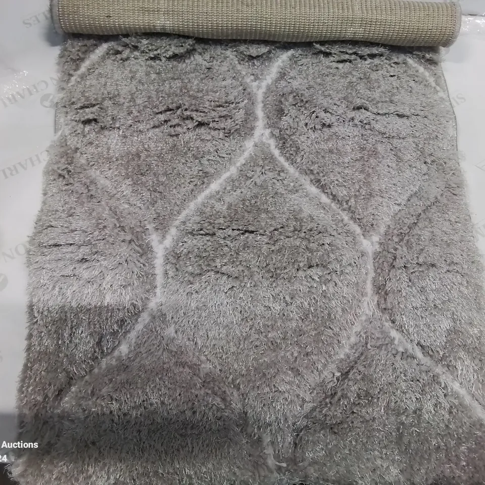 BRAND NEW PACO HOME 333 PALMA 60X100CM GREY RUG