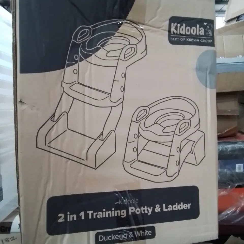 BOXED KEPLIN 2 IN 1 TRAINING POTTY AND LADDER.