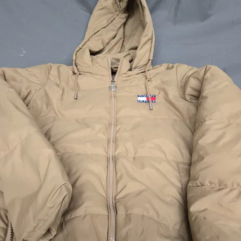 JSTYLE NEW COLLECTION TOMMY HILFIGER TAN PADDED JACKET - XL