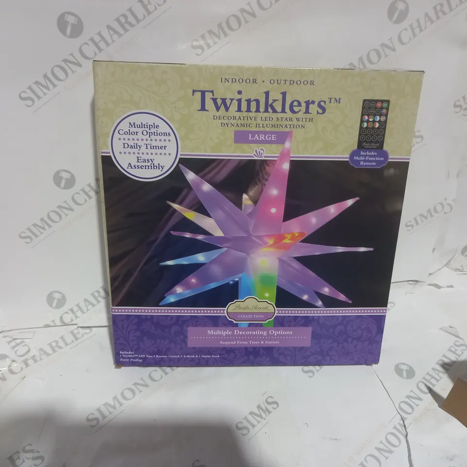 BOXED PACIFIC ACCENTS STAR BURST LIGHT