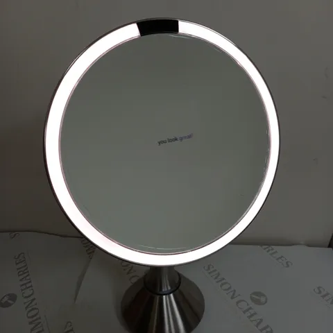 SIMPLEHUMAN 20CM SENSOR MIRROR WITH TOUCH-CONTROL BRIGHTNESS 10X MAG 