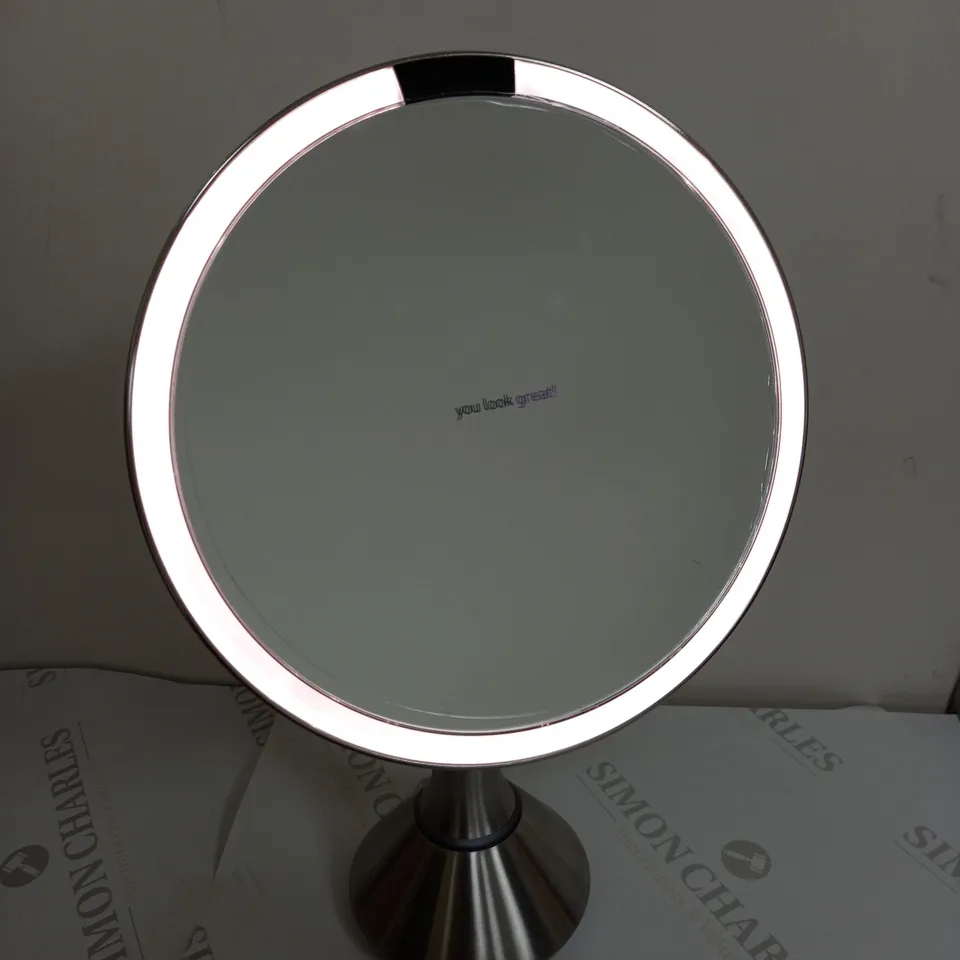 SIMPLEHUMAN 20CM SENSOR MIRROR WITH TOUCH-CONTROL BRIGHTNESS 10X MAG 