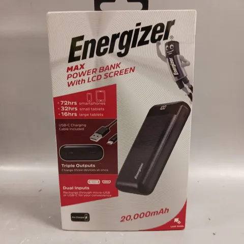 BOXED ENERGIZER UE20058 20000MAH PORTABLE POWERBANK 