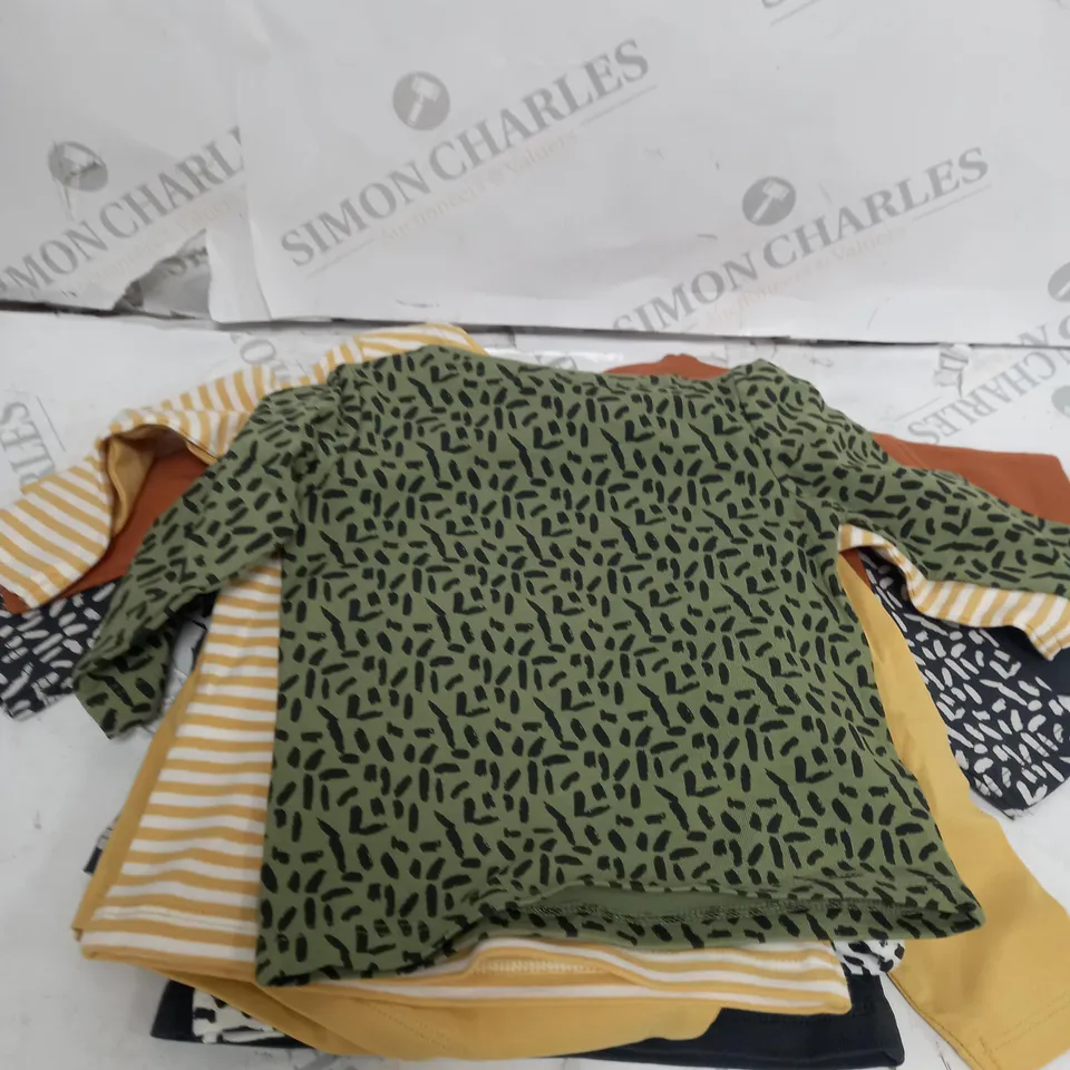 7 X NEXT BABY LONG SLEEVE T-SHIRTS - UP TO 3MONTHS