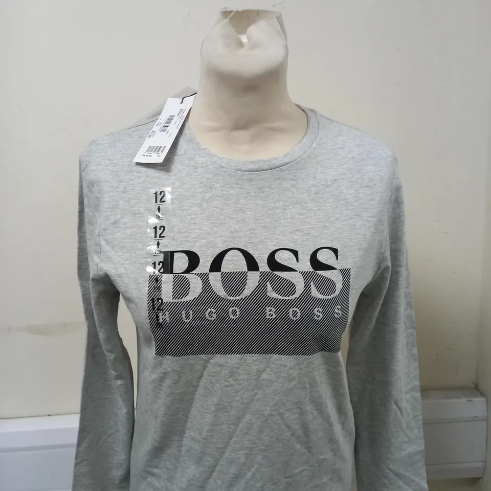 HUGO BOSS LONG SLEEVED GRAPHIC SHIRT SIZE 12 YEARS