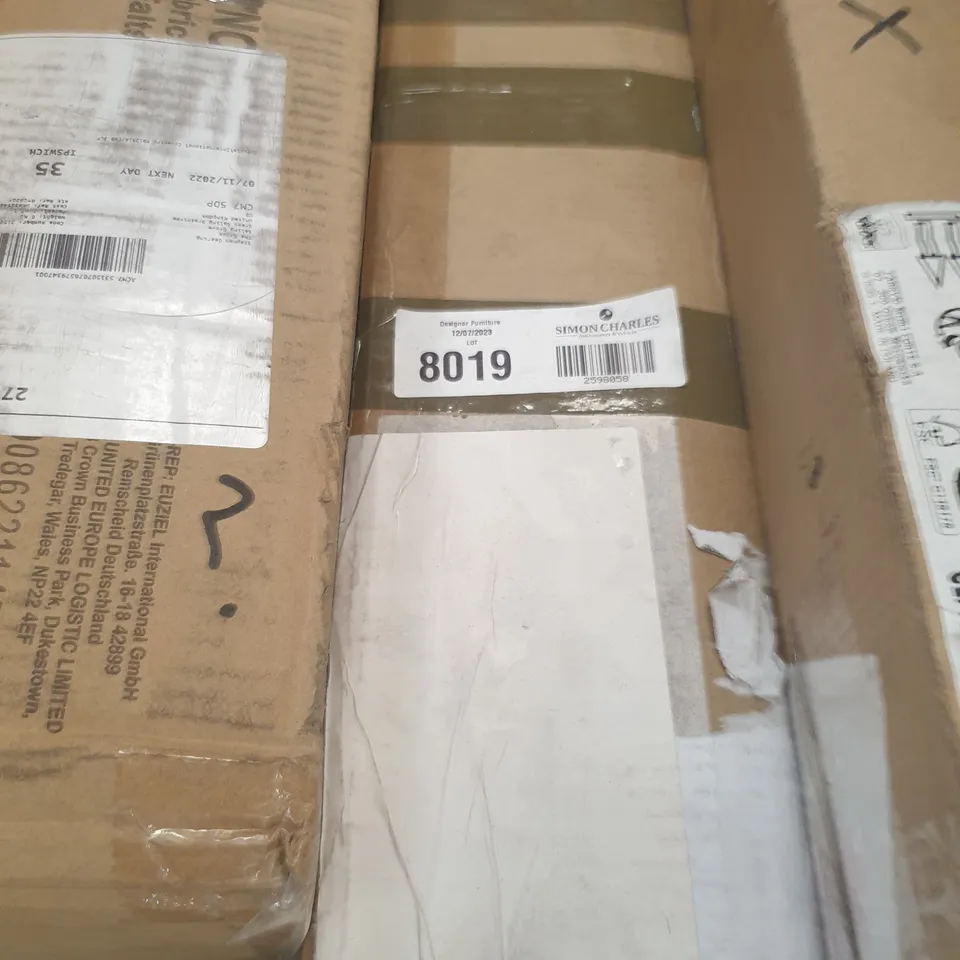 BOXED ACCENT TABLE WITH BLACKEND BRONZE FINISH 