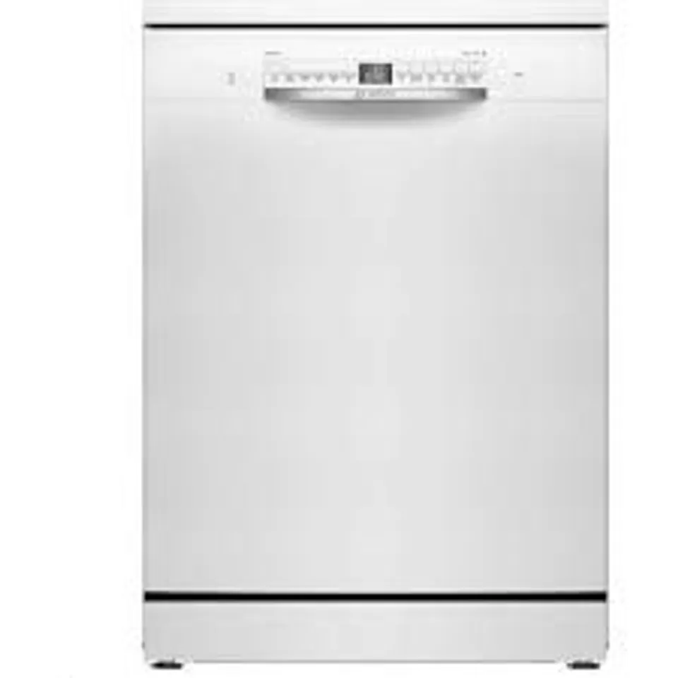 PACKAGED BOSCH SERIES 2 SMS2HVW67G FULLSIZE, 14-PLACE SETTING FREESTANDING DISHWASHER - 6 PROGRAMMES, VARIO BASKETS, VARIO DRAWER, 5 OPTIONS, 46DB, 9L - WHITE