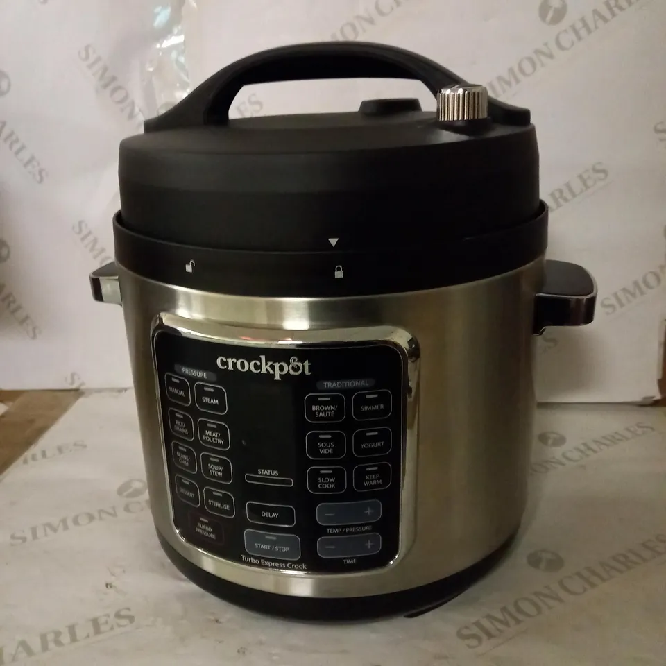 CROCKPOT TURBO EXPRESS PRESSURE MULTICOOKER