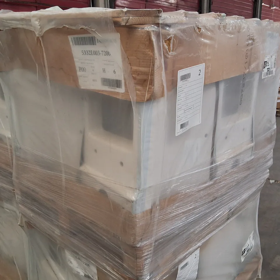 PALLET CONTAINING APPROXIMATELY 6 VITRA
S50 CLOSE COUPLED FULLY BACK TO WALL TOILET PAN