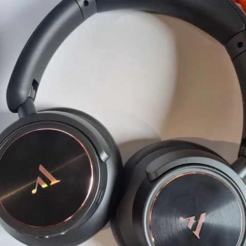 ARGON AUDIO QUIET STORM BLACK OVER EAR WIRELESS BLUETOOTH NOISE CANCELLING MIC CLOSED BACK HEADPHONES