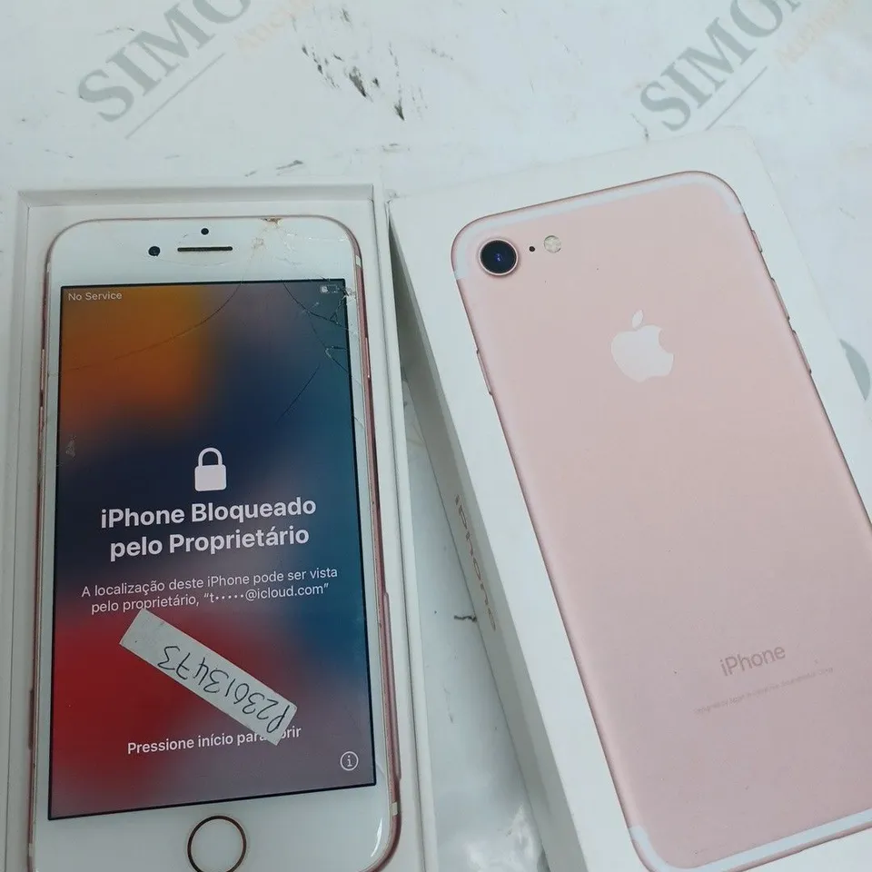 BOXED APPLE IPHONE 7 IN ROSE GOLD