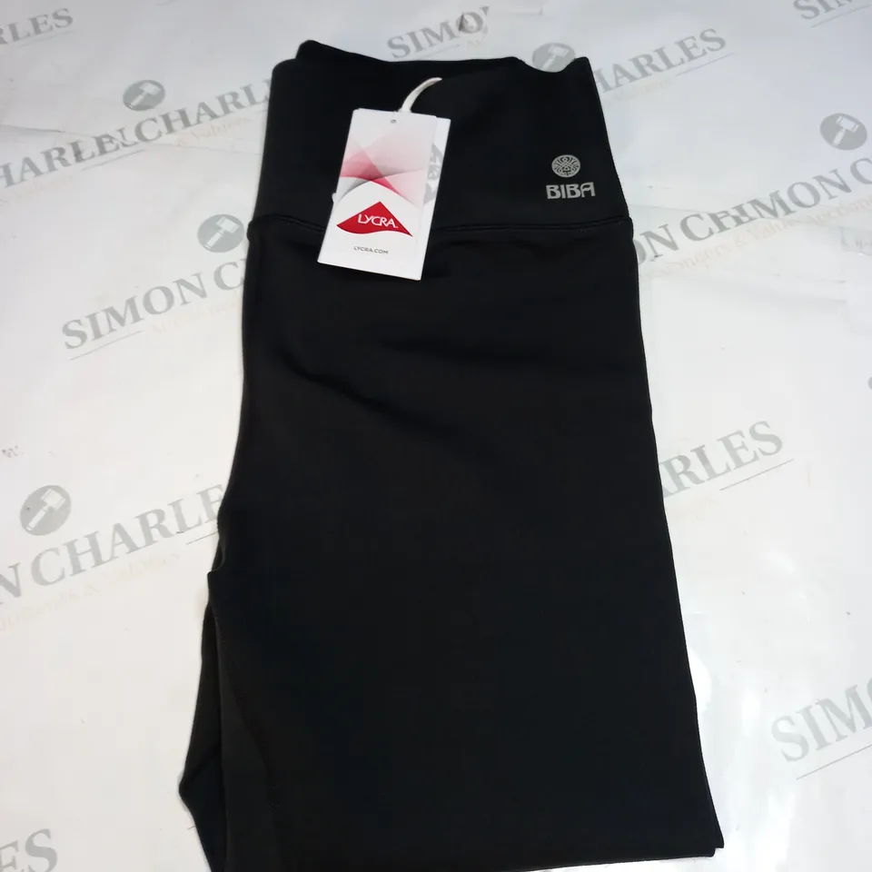 BIBA ACTIVE 7/8 LEG LD21 PANTS IN BLACK SIZE 10 (S)