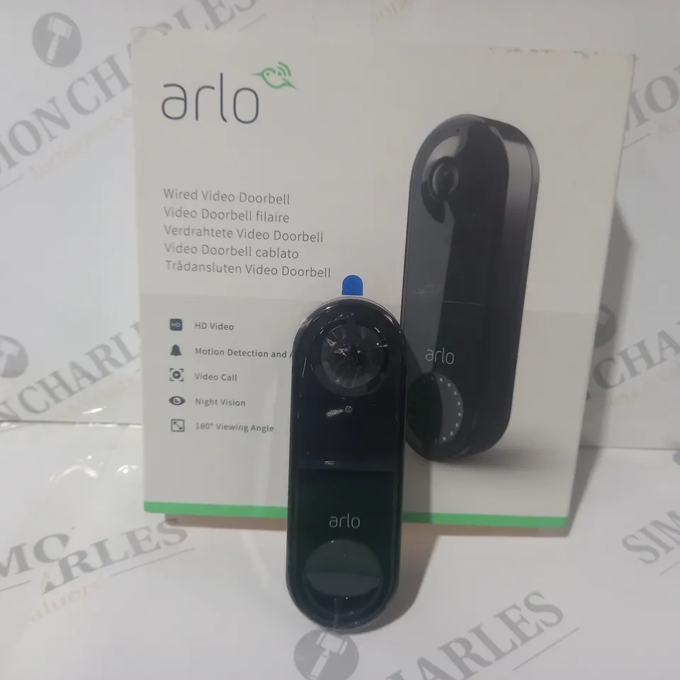 BOXED ARLO WIRED VIDEO DOORBELL