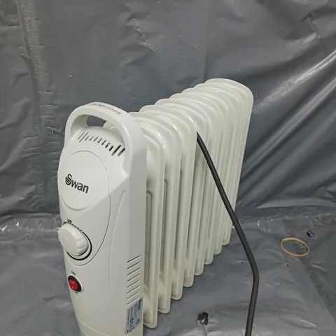 BOXED SWAN 1000W MINI OIL HEATER - WHITE