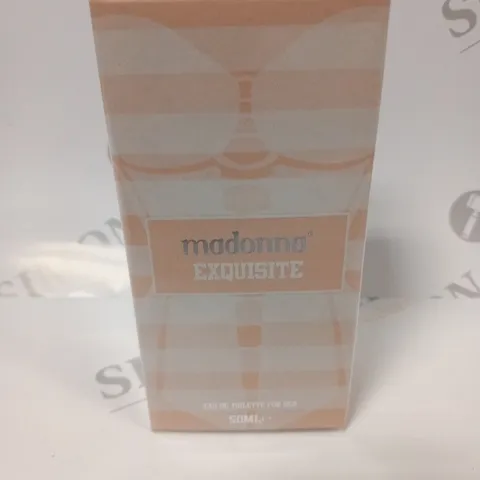 BOXED AND SEALED MADONNA EXQUISTITE EAU DE TOILETTE 50ML 