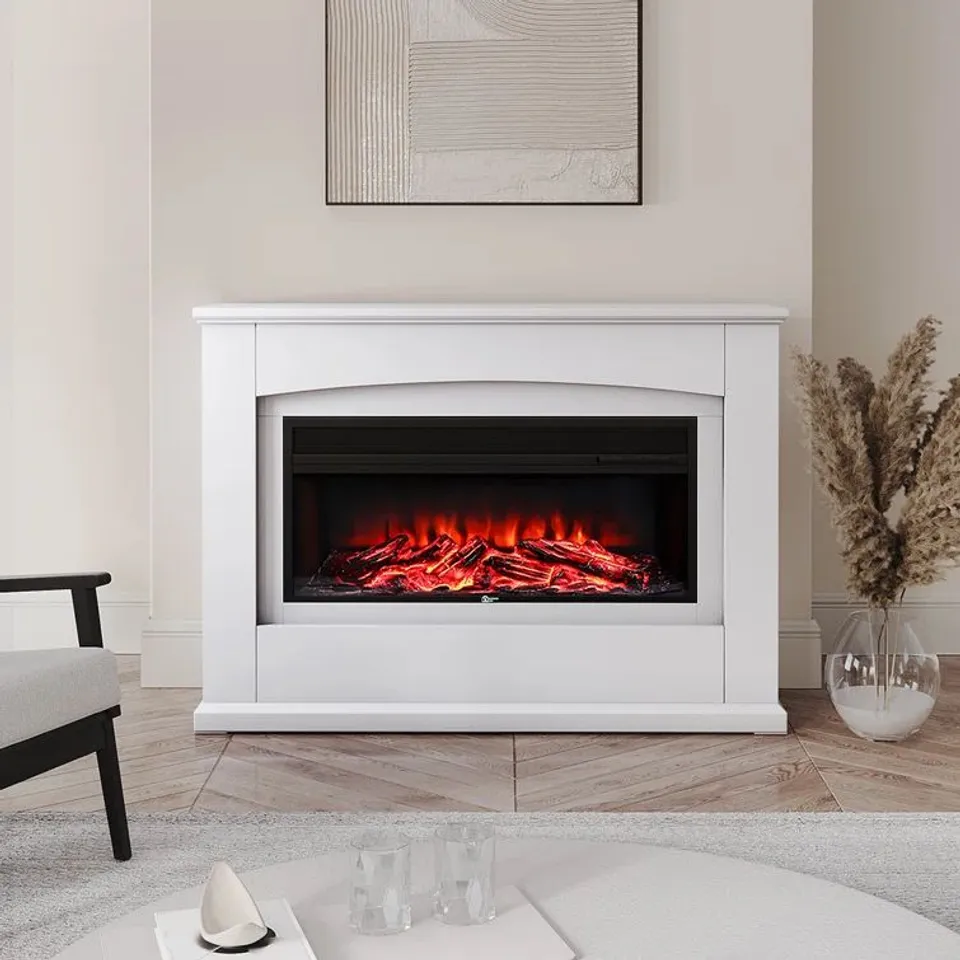 BOXED VANESSA 122cm W ELECTRIC FIRE (2 BOXES)