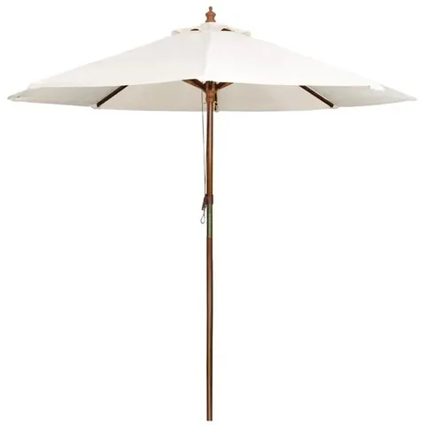 BOXED BOLERO ROUND PARASOL 3M DIAMETER CREAM