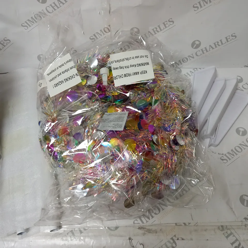 boxed pop up 5ft tinsel tree 