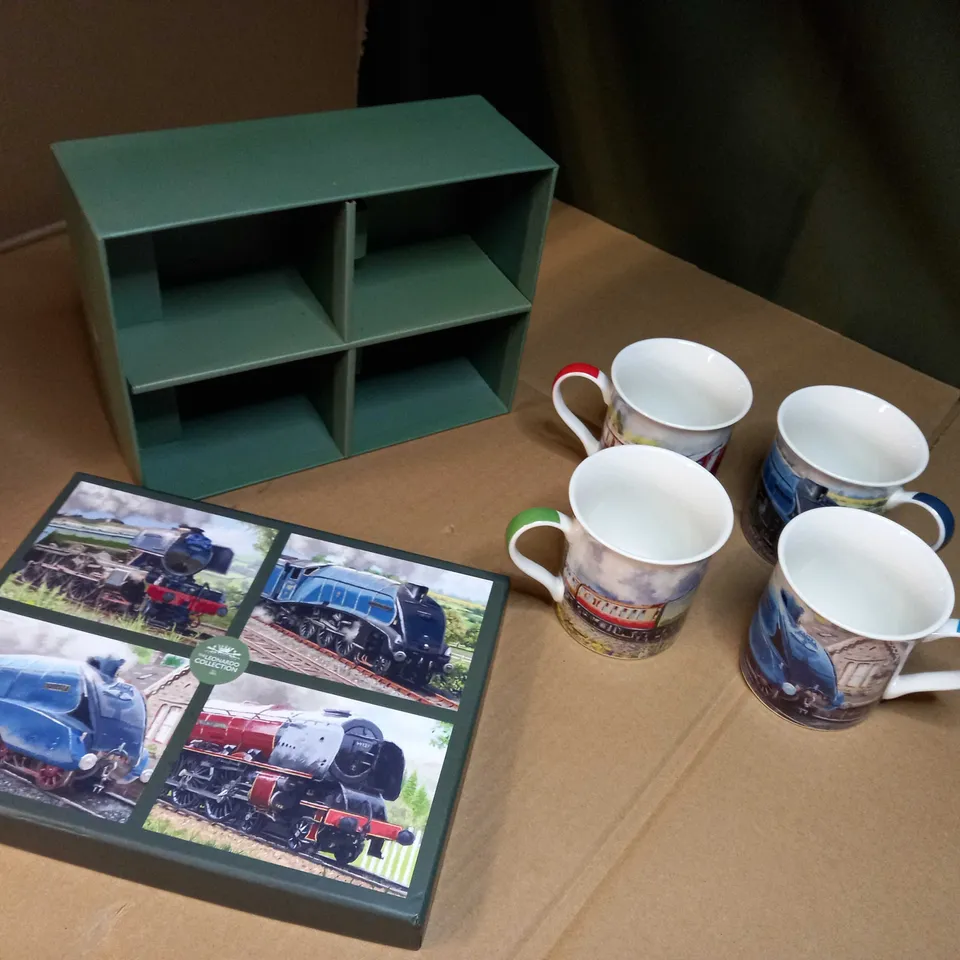 BOXED LEONARDO COLLECTION TRAIN CUPS