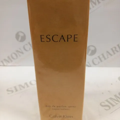 BOXED AND SEALED CALVIN KLEIN 'ESCAPE' EAU DE PARFUM 100ML