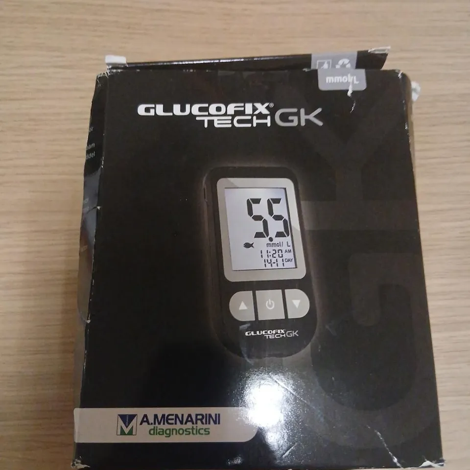 GLUCOFIX TECH GK GLUCOSE METER – A. MENARINI DIAGNOSTICS (BOXED)
