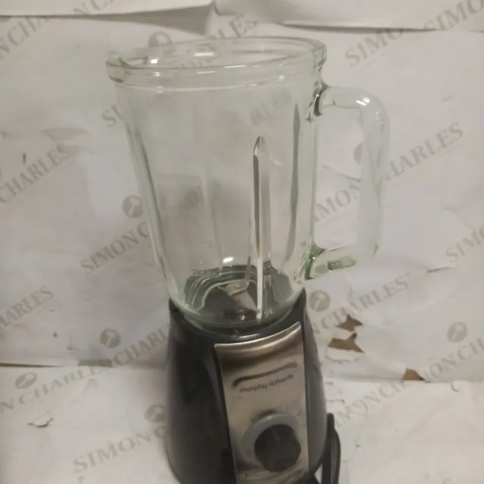 MORPHY RICHARDS TOTAL CONTROL GLASS TABLE BLENDER