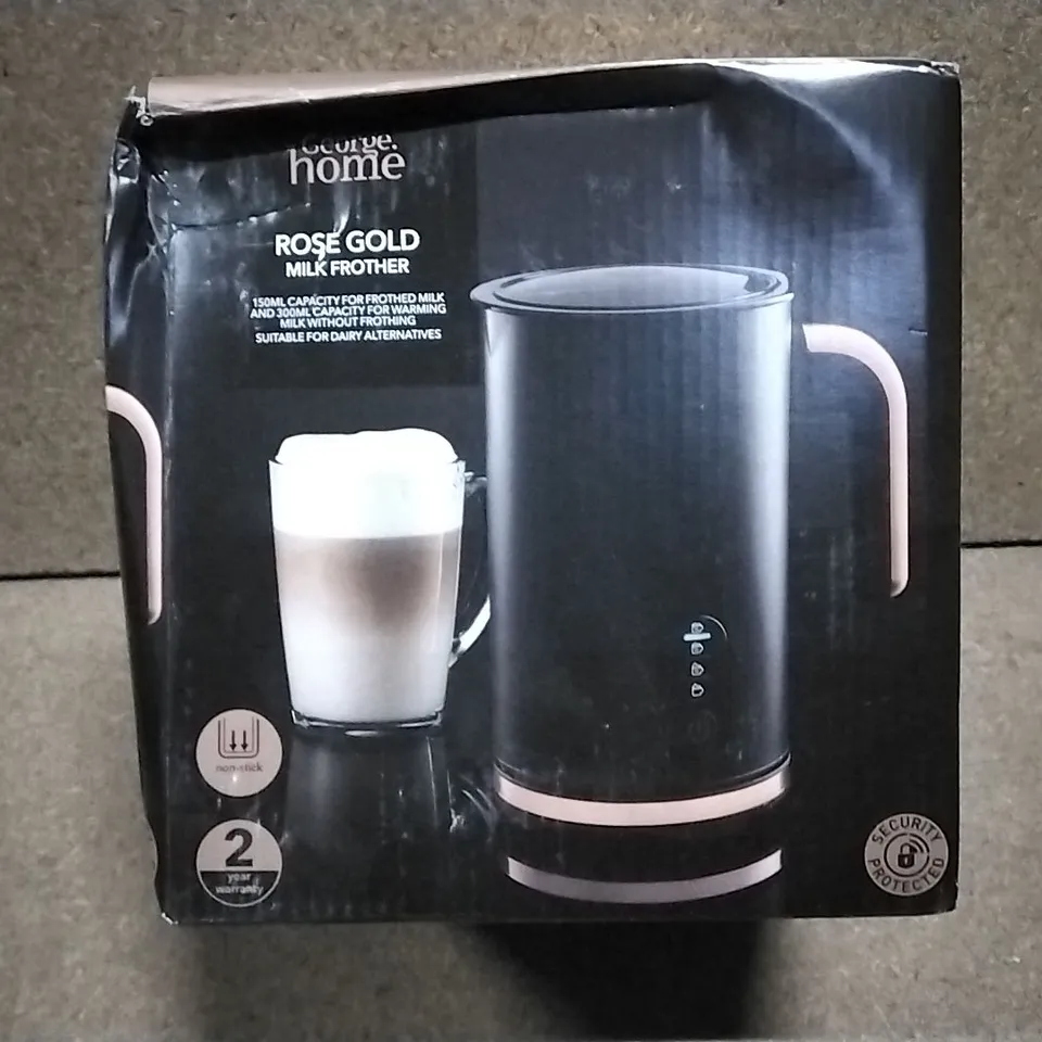 BOXED ROSE GOLD MILK FROTHER 