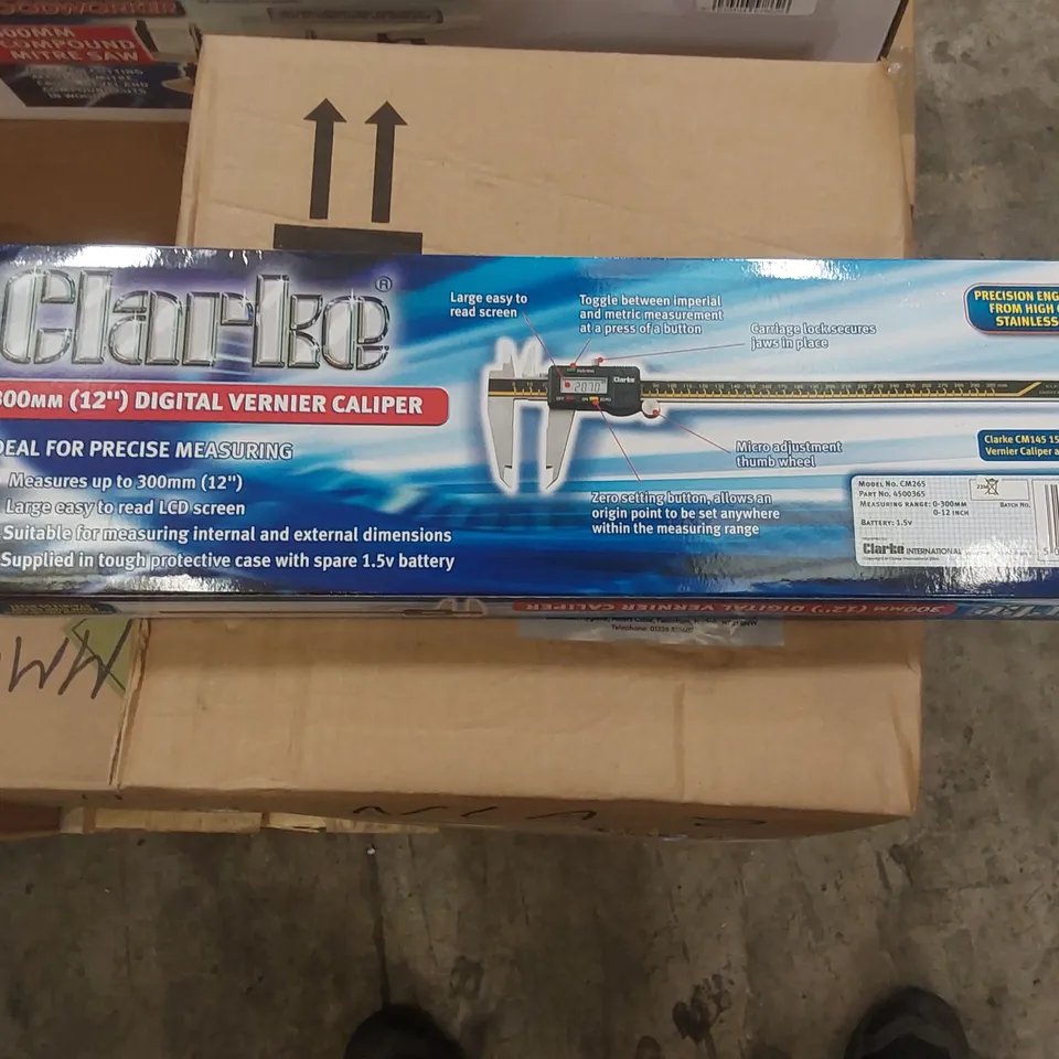 BOXED CLARKE 300MM DIGITAL VERNIER CALIPER 
