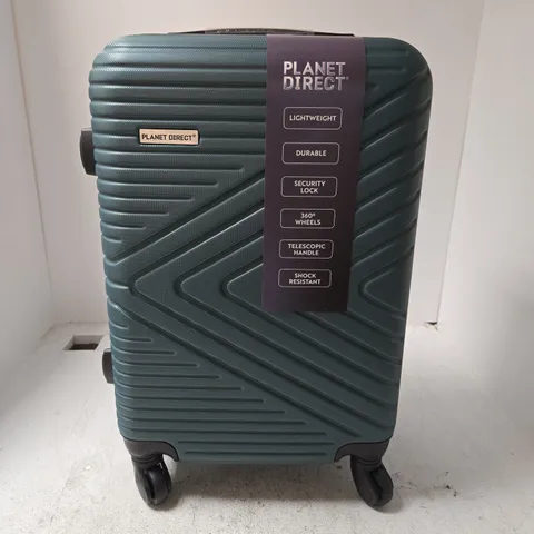 PLANET DIRECT HARD SHELL SUITCASE – TEAL, 4-WHEEL CARRY-ON