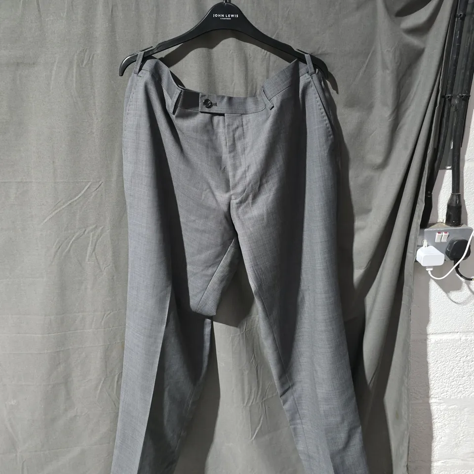 TED BAKER LONDON MEN'S GREY TAILORED TROUSERS