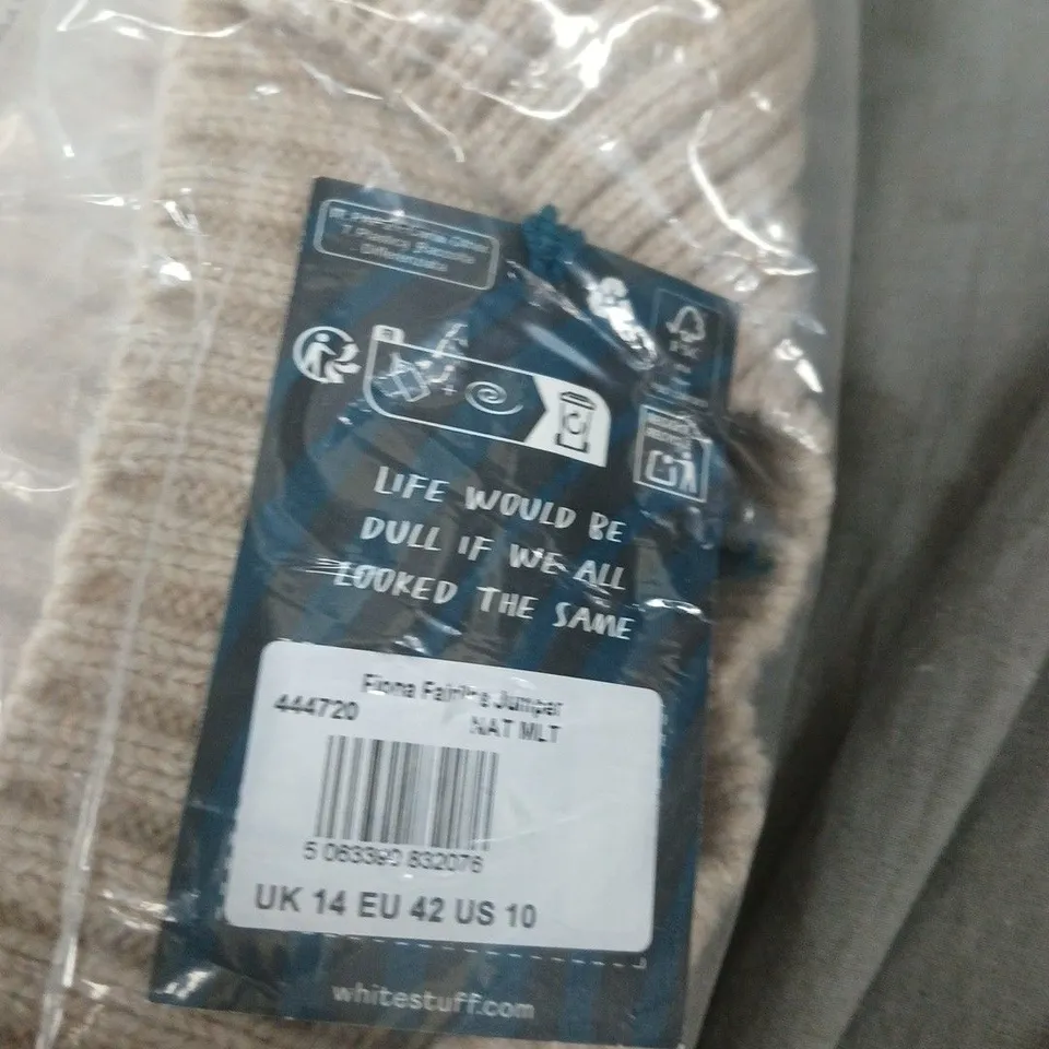WHITE STUFF FIONA JUMPER - SIZE 14