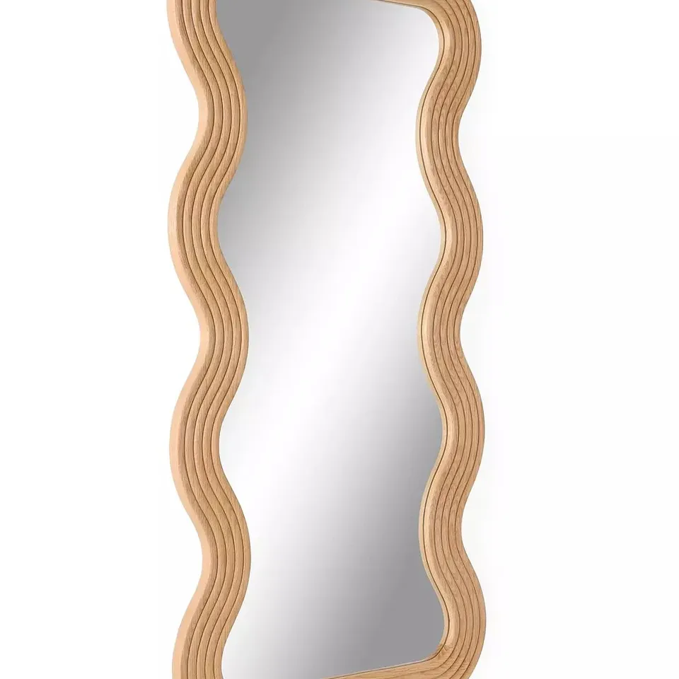 VERY HOME WIGGLE WOODEN LEANER MIRROR 120 X 60CM - COLLECTION ONLY